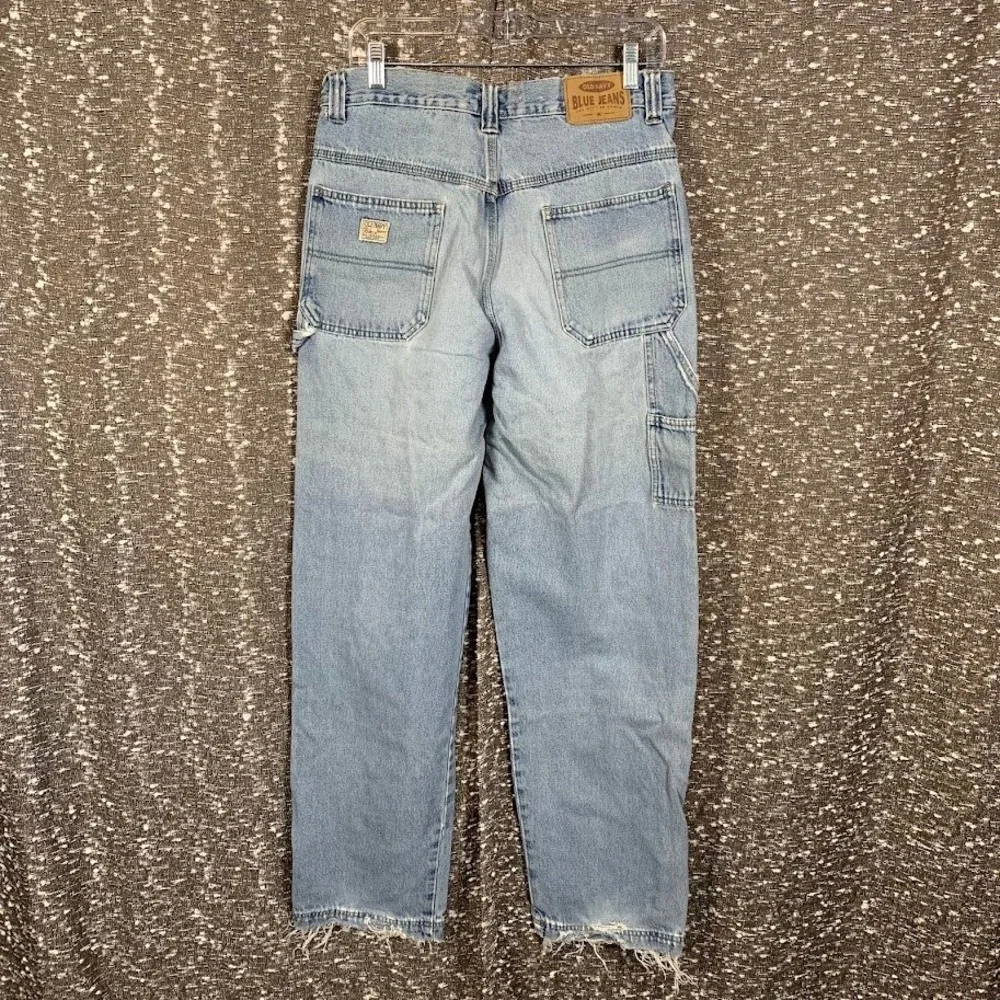 Vintage Old Navy Carpenter Jeans Mens 31x29 Light Wash Baggy Skater Y2K Denim